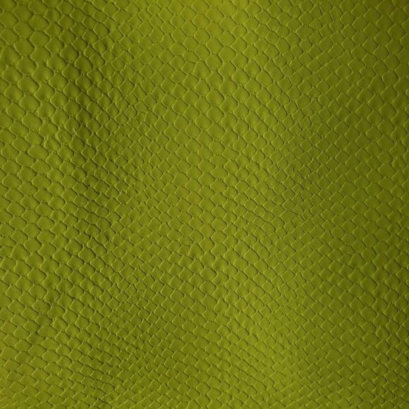 NWT PU Leather Textured Crossbody Nano Tote Bag Neon Green OS - Picture 9 of 10